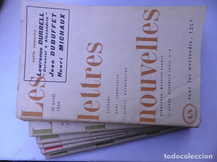 Libri di seconda mano: LES LETRES NOUVELLES .13 N&Uacute;MEROS DE LA REVISTA DESDE ABRIL 1959 A ENERO 1960