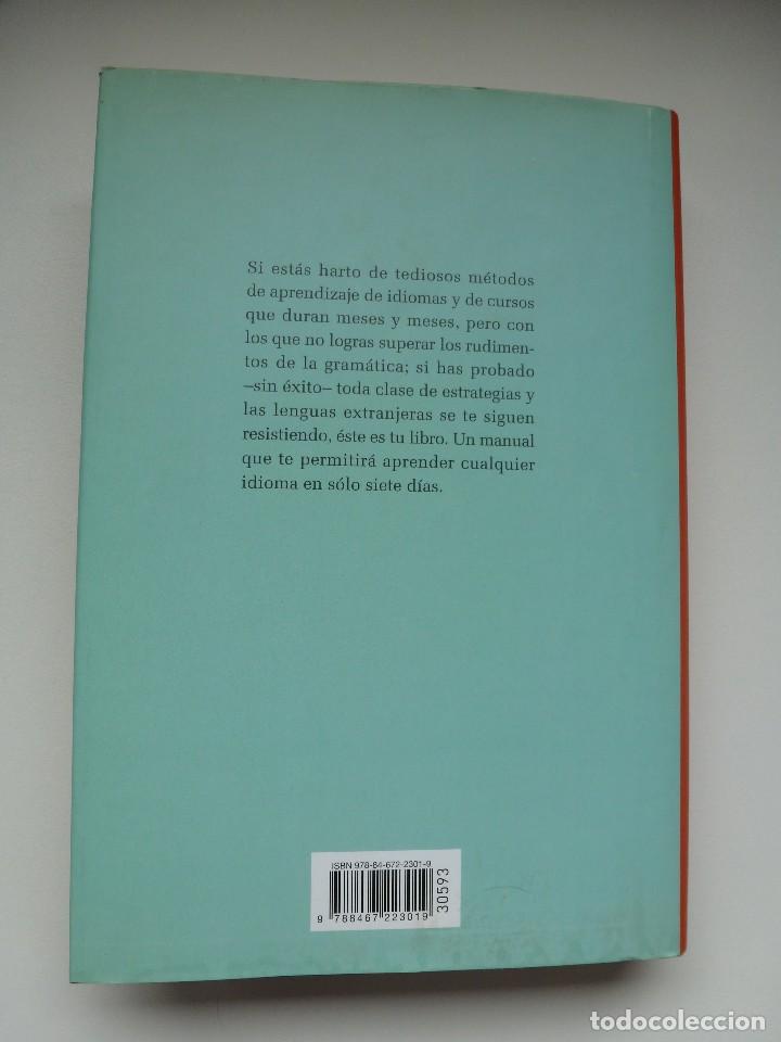 Libros de segunda mano: APRENDE UN IDIOMA EN 7 D&Iacute;AS. RAM&Oacute;N CAMPAYO. C&Iacute;RCULO DE LECTORES - Foto 2