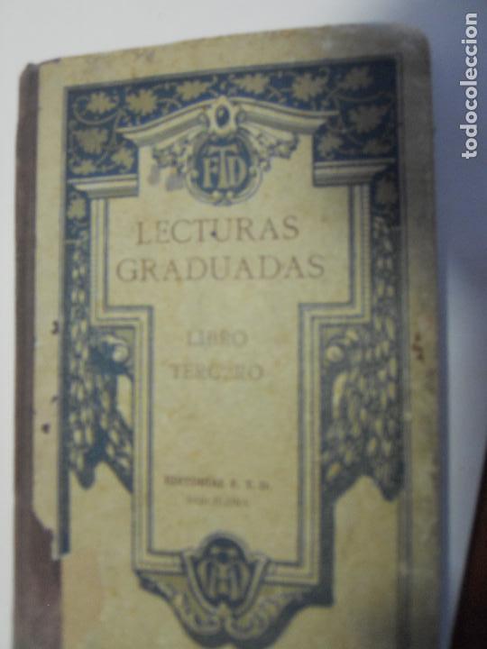 Libros de segunda mano: LECTURAS GRADUADAS LIBRO TERCERO - SEGUNDA EDICION 1922 - Foto 1