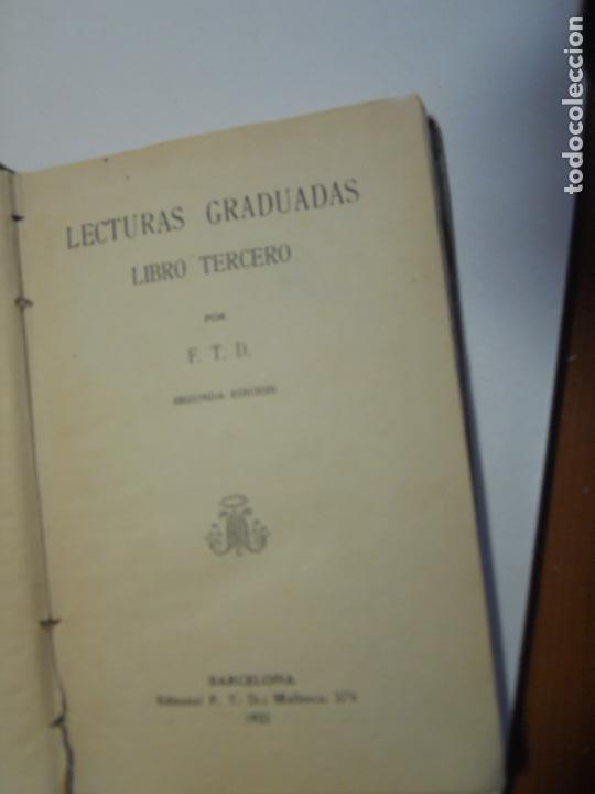 Libros de segunda mano: LECTURAS GRADUADAS LIBRO TERCERO - SEGUNDA EDICION 1922 - Foto 3