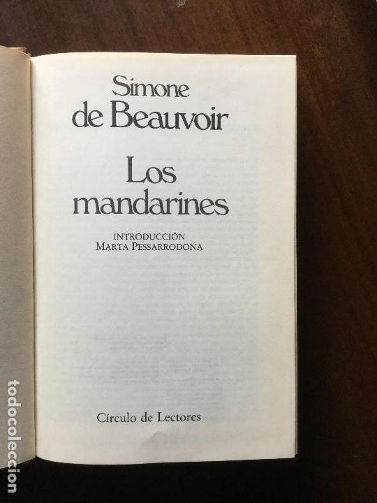 Libros de segunda mano: Los Mandarines. Simone de Beauvoir. - Foto 2