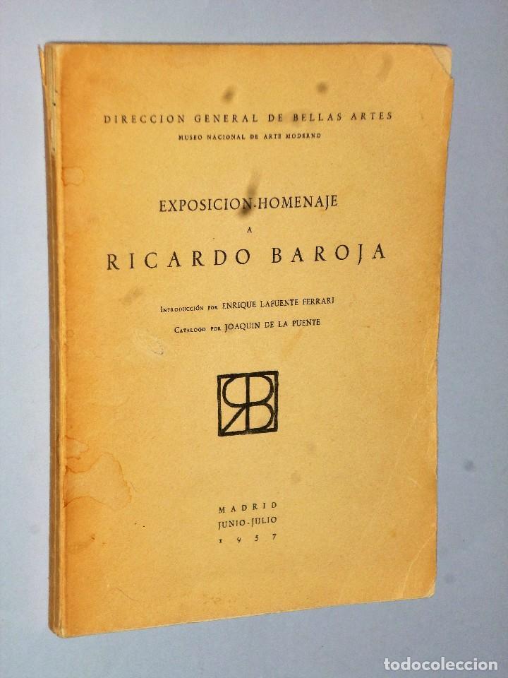 Libros de segunda mano: EXPOSICI&Oacute;N-HOMENAJE A RICARDO BAROJA. - Foto 1