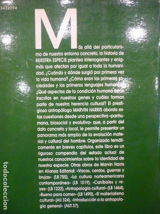 Libros de segunda mano: NUESTRA ESPECIE, DE MARVIN HARRIS. - Foto 3