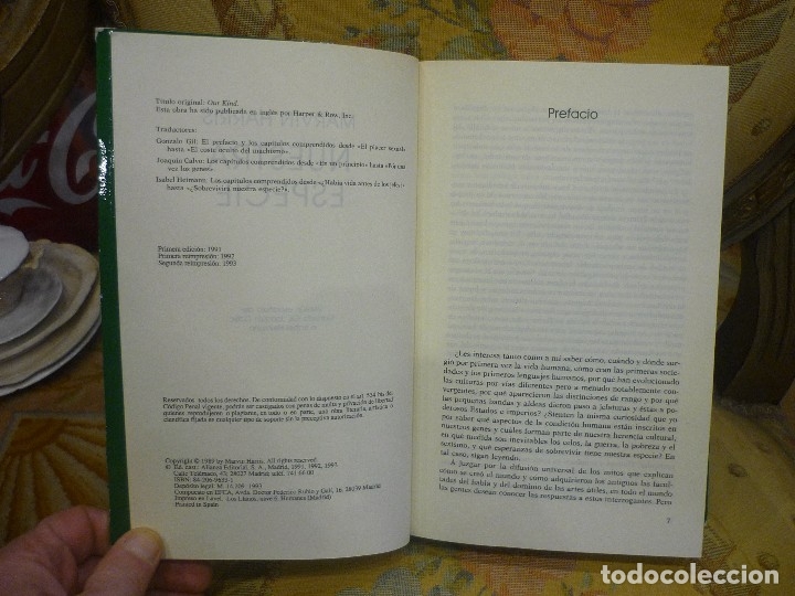 Libros de segunda mano: NUESTRA ESPECIE, DE MARVIN HARRIS. - Foto 5