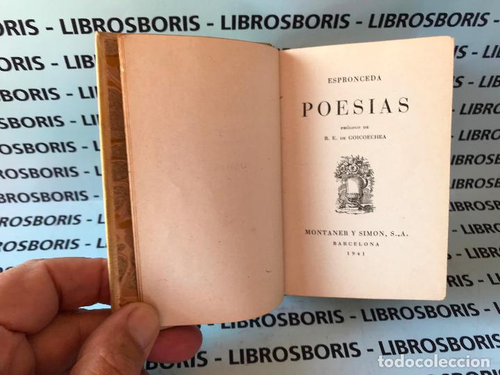 Libros de segunda mano: ESPRONCEDA - POESIAS - EDITORIAL MONTANER Y SIMON - Foto 2