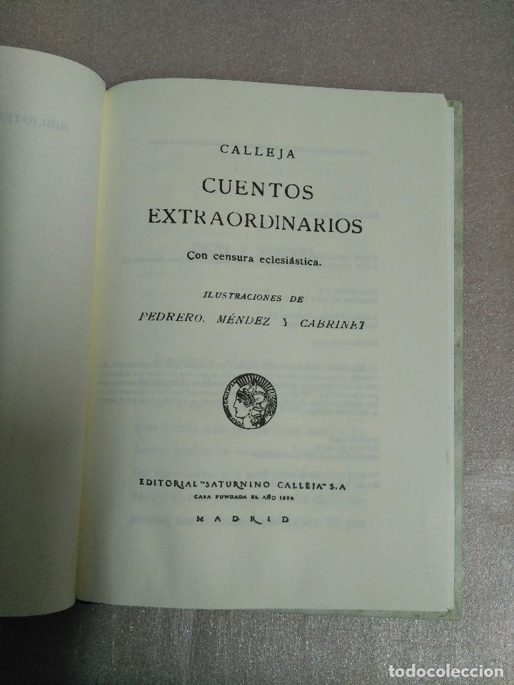 Libros de segunda mano: CUENTOS EXTRAORDINARIOS SATURNINO CALLEJA EDAF - Foto 2