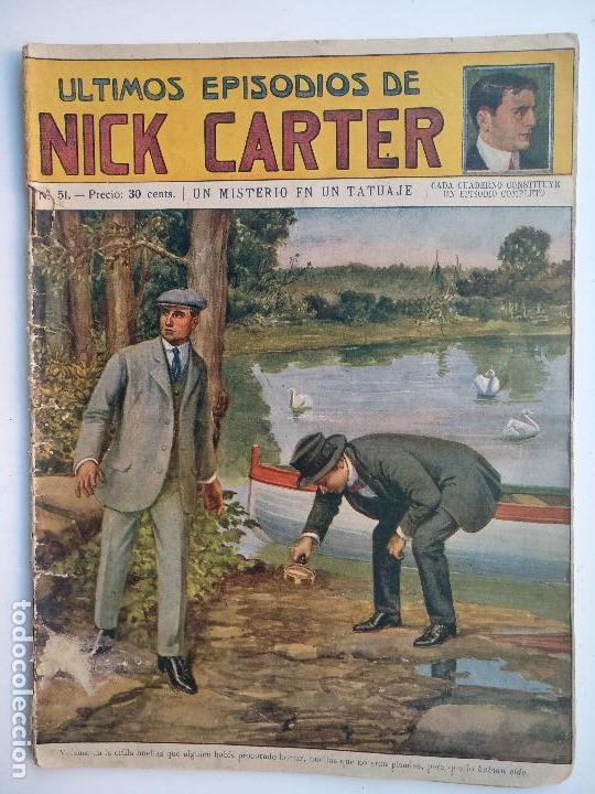 Libros de segunda mano: ULTIMOS EPISODIOS DE NICK CARTER, N&ordm; 51, ORIGINAL - Foto 1