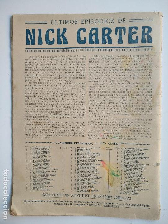 Libros de segunda mano: ULTIMOS EPISODIOS DE NICK CARTER, N&ordm; 51, ORIGINAL - Foto 2
