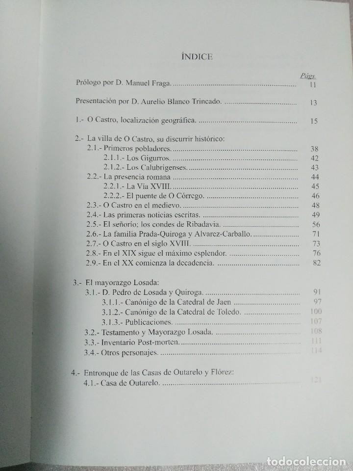 Libros de segunda mano: VILLA Y PAZO DE O CASTRO. VALDEORRAS - OURENSE. - Foto 2