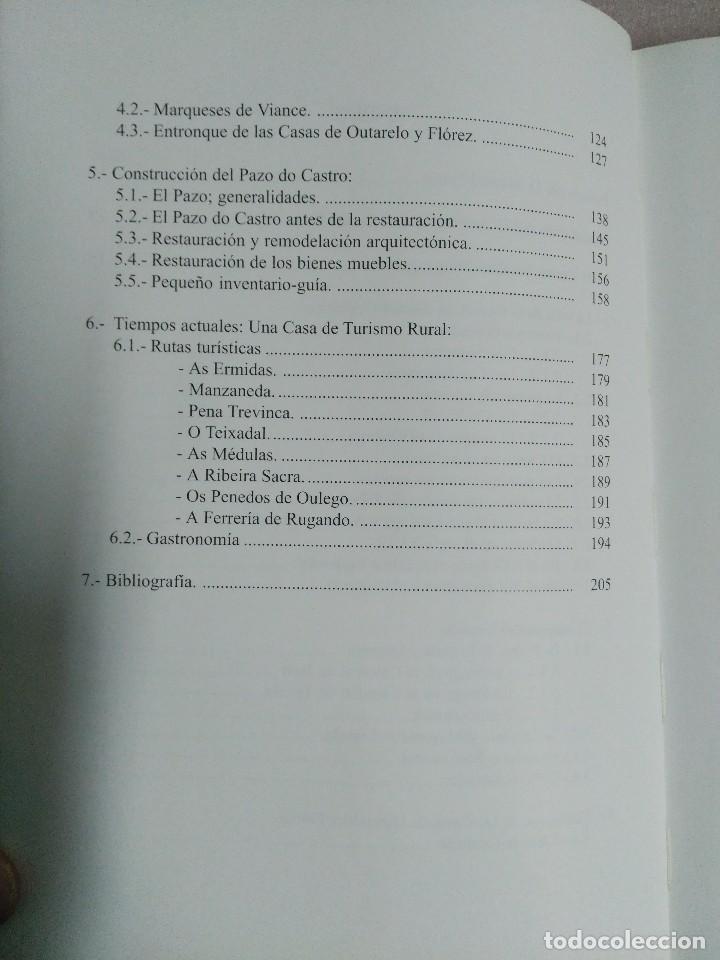 Libros de segunda mano: VILLA Y PAZO DE O CASTRO. VALDEORRAS - OURENSE. - Foto 3