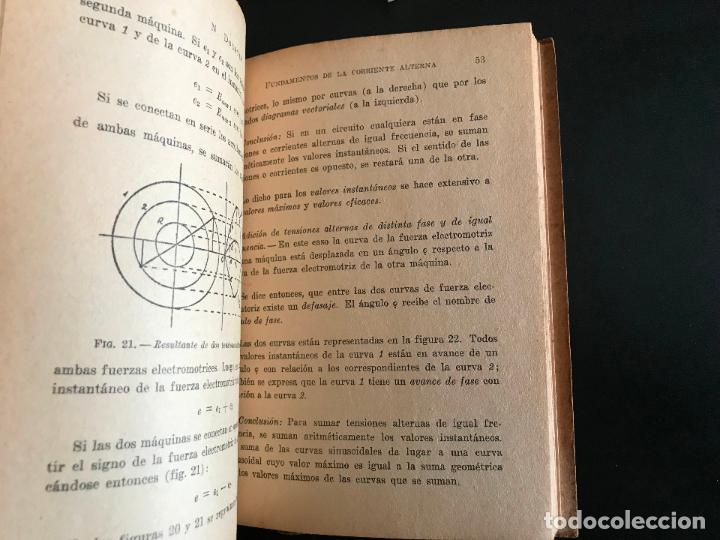 Libros de segunda mano: Fundamentos de la Corriente Alterna / N. Douster - Foto 2