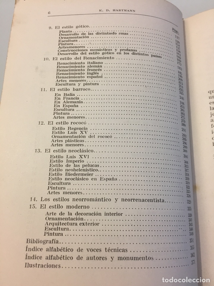 Libros de segunda mano: Libro Historia de los estilos art&iacute;sticos. Prof. K.D. Hartmann. - Foto 5