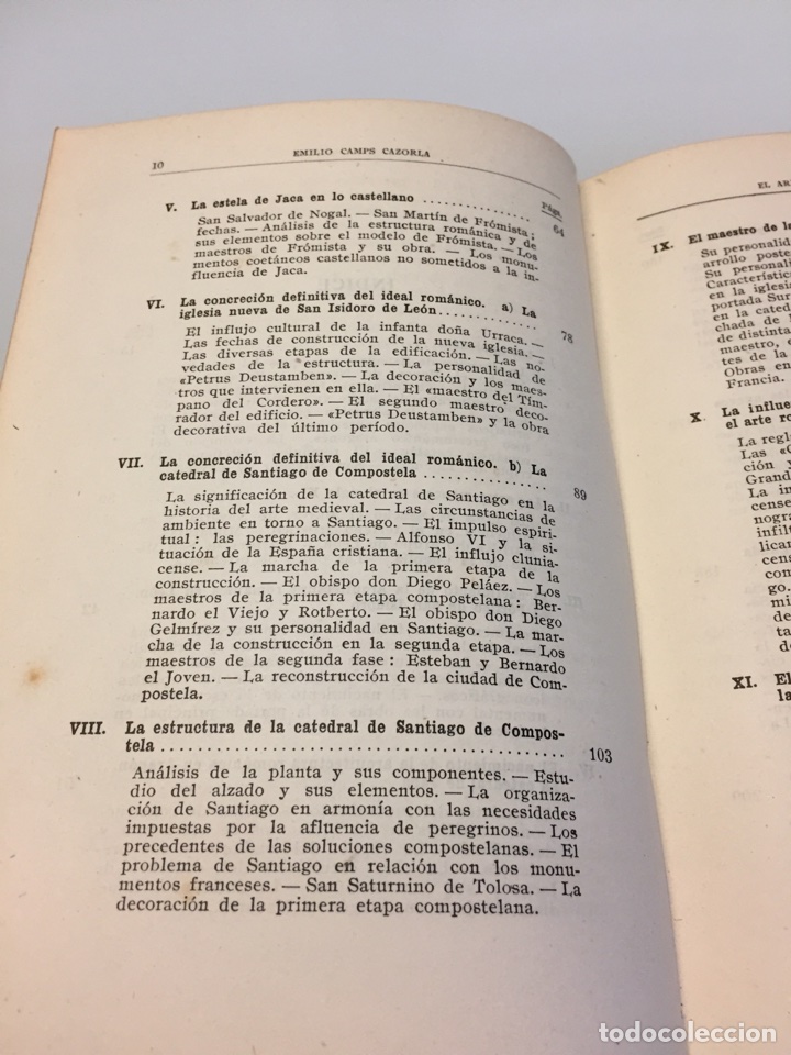Libros de segunda mano: Libro El arte rom&aacute;nico en Espa&ntilde;a. E. Vamos Cazorla - Foto 6