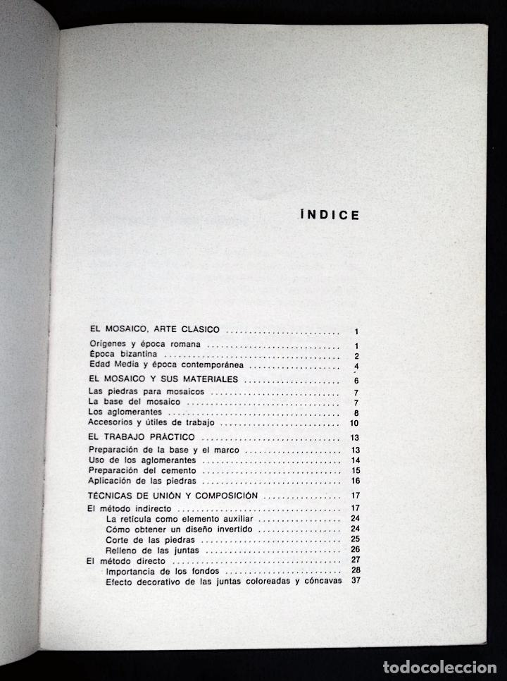 Libros de segunda mano: MOSAICOS EN CASA | E. ARVOIS | KAPELUSZ  1971 - Foto 3