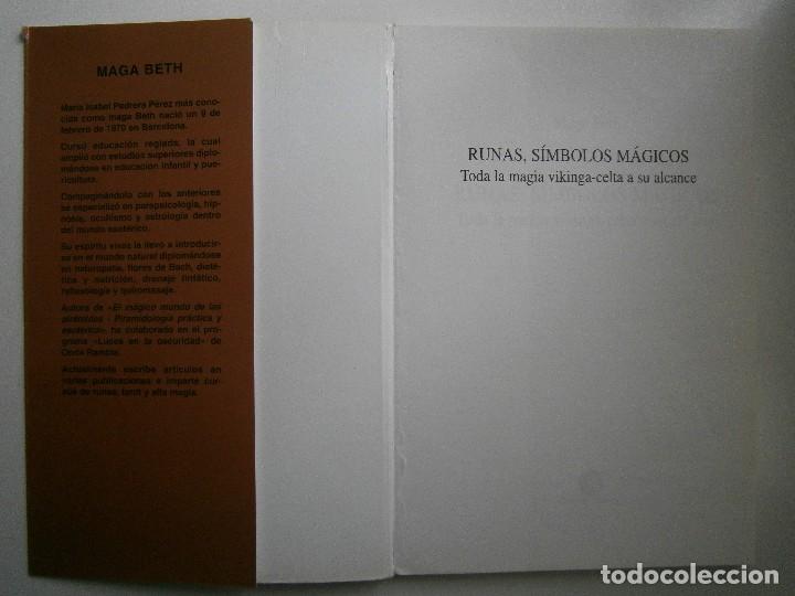 Libros de segunda mano: RUNAS SIMBOLOS MAGICOS TODA LA MAGIA VIKINGA CELTA A SU ALCANCE Maga Beth Ondas 1 edicion 1999 - Foto 9 - 117446439