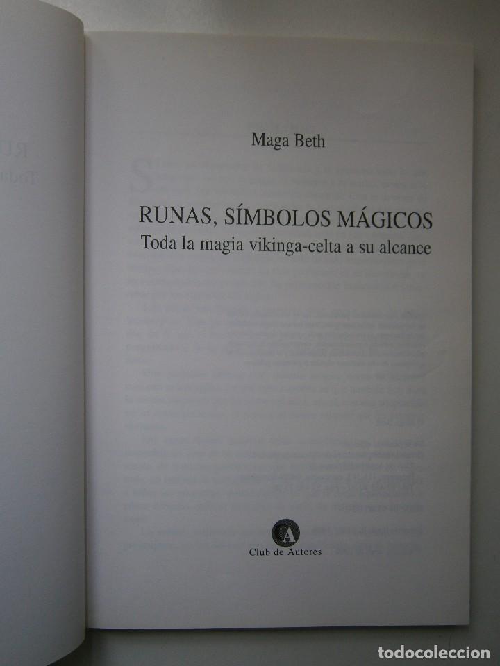 Libros de segunda mano: RUNAS SIMBOLOS MAGICOS TODA LA MAGIA VIKINGA CELTA A SU ALCANCE Maga Beth Ondas 1 edicion 1999 - Foto 10 - 117446439