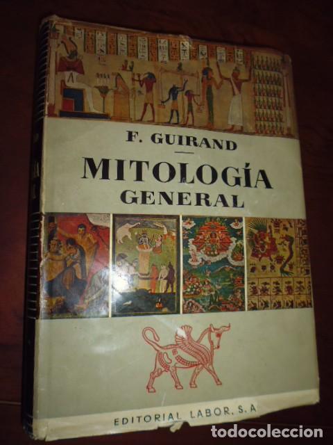 Libri di seconda mano: MITOLOGIA GENERAL,F.GUIRAND.EDT.LABOR 1960, TELA CON SOBREC.678PP ILUSTRADO FOTOS,28X20
