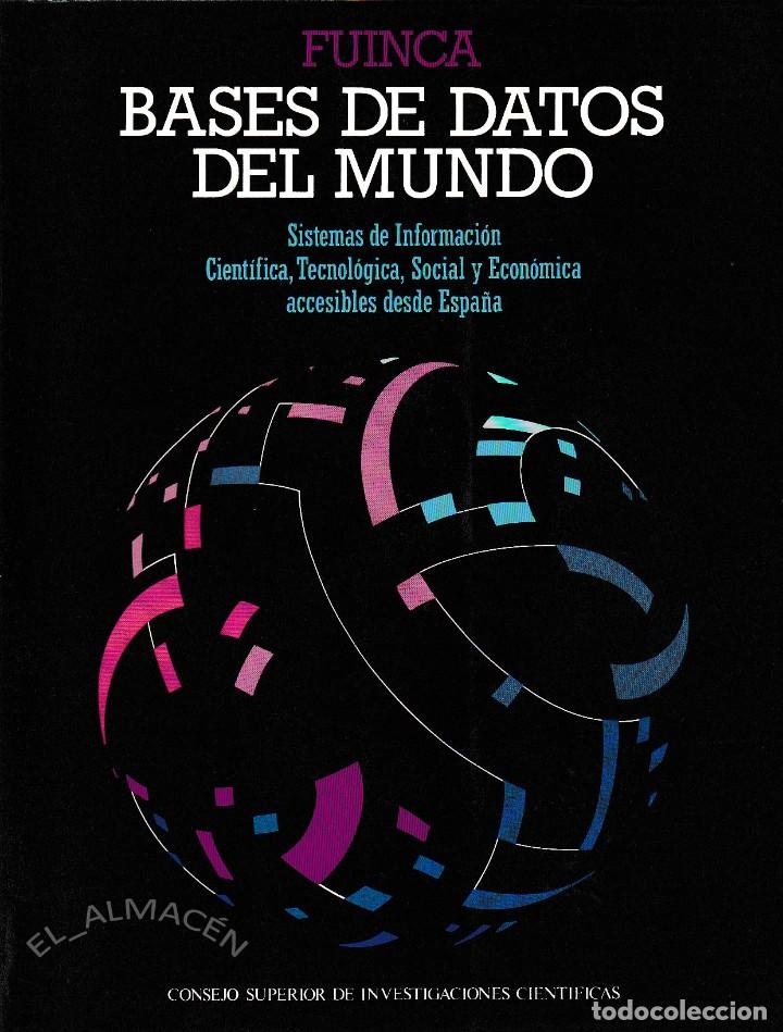 Libros de segunda mano: BASES DE DATOS DEL MUNDO (CSIC 1985) SIN USAR - Foto 1