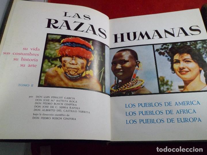 Libros de segunda mano: LAS RAZAS HUMANAS 2 TOMOS. INSTITUTO GALLACH. 1962 - Foto 4