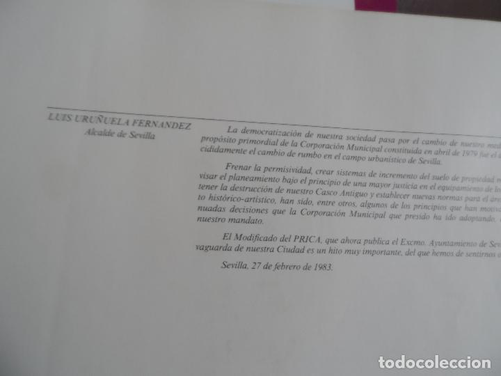 Libros de segunda mano: SEVILLA MODIFICADO DEL PLAN DE REFORMA INTERIOR DEL CASCO ANTIGUO A&Ntilde;O 1983 - Foto 5