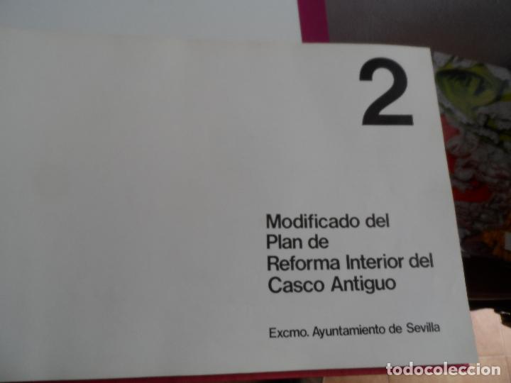 Libros de segunda mano: SEVILLA MODIFICADO DEL PLAN DE REFORMA INTERIOR DEL CASCO ANTIGUO A&Ntilde;O 1983 - Foto 6