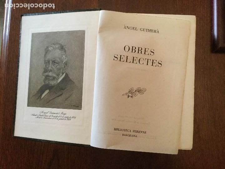 Libros de segunda mano: Obres Selectes. &Agrave;ngel Guimer&agrave;. 1&ordf; edici&oacute;n. - Foto 3