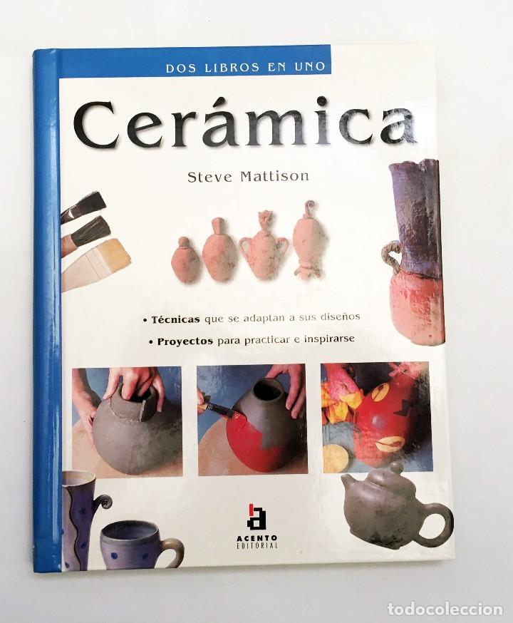 Libros de segunda mano: CER&Aacute;MICA DOS LIBROS EN UNO - STEVE MATTISON - T&Eacute;CNICAS QUE SE ADAPTAN A SUS DISE&Ntilde;OS, PROYECTOS
