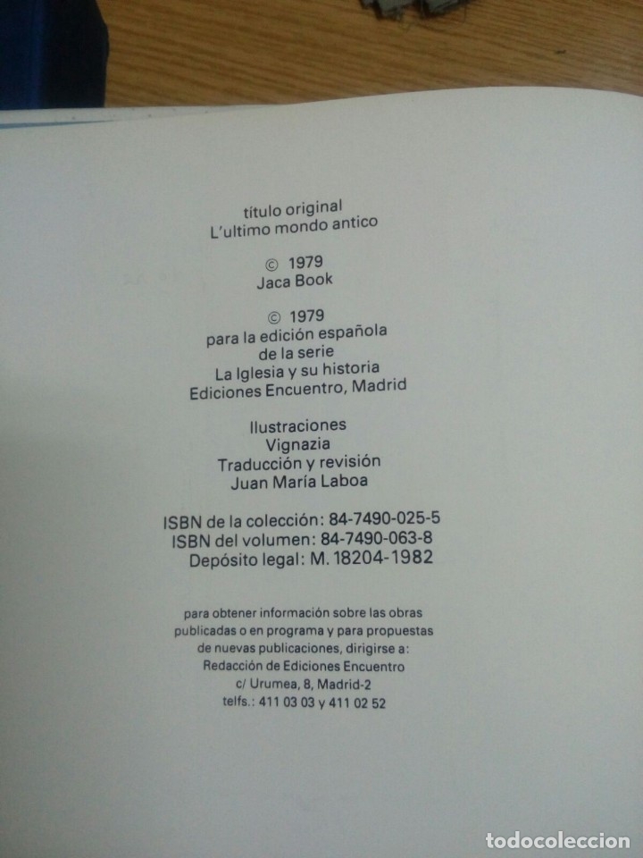 Libros de segunda mano: LA IGLESIA Y SU HISTORIA. 9 TOMOS - Foto 3