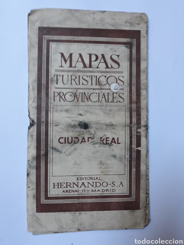 Libros de segunda mano: Libros publicidad mapas Ciudad Real - mapas tur&iacute;sticos provinciales editorial Hernando - Foto 2