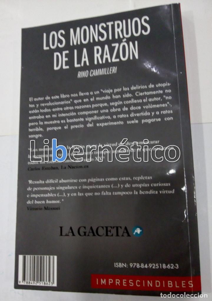 Libros de segunda mano: Los monstruos de la raz&oacute;n. Rino Cammilleri - Foto 2