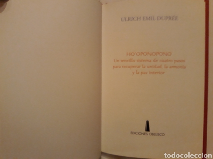 Libros de segunda mano: Libros desarrollo personal - Hooponopono Ultrich Emil - Foto 5