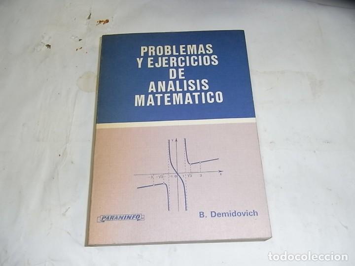 Libros de segunda mano: Demidovich, Problemas y ejercicio de analisis matematico, Paraninfo - Foto 1