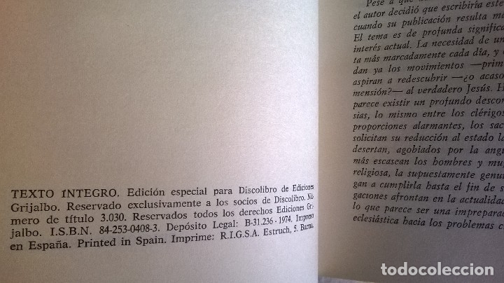 Libros de segunda mano: La palabra, Irving Wallace, EDICIONES GRIJALBO - Foto 6