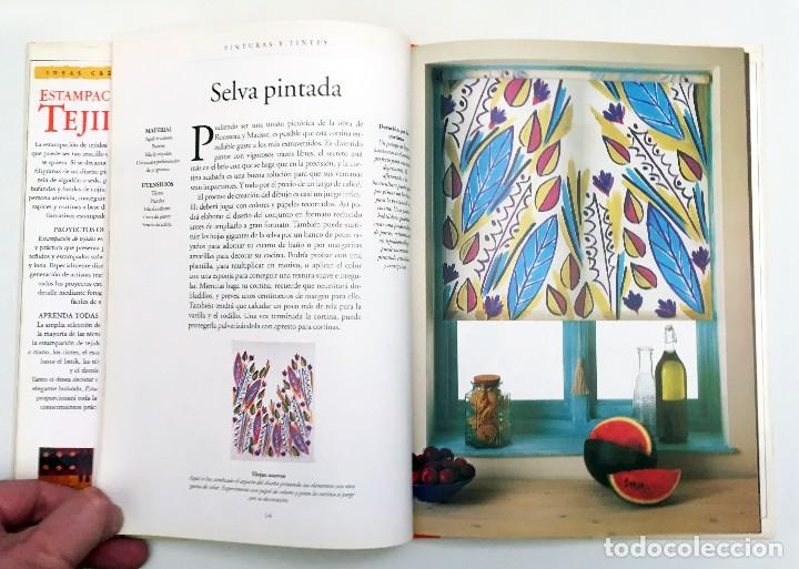 Libros de segunda mano: ESTAMPACI&Oacute;N DE TEJIDOS - MIRANDA INNES - IDEAS CREATIVAS CEAC - Foto 7