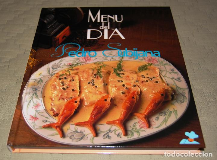 Libros de segunda mano: Men&uacute; del d&iacute;a, por Pedro Subijana. - Foto 1