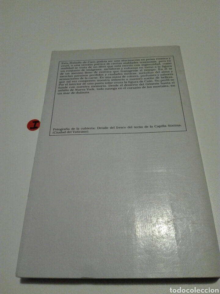 Libros de segunda mano: LA BALADA DE CAIN. MANUEL VICENT. - Foto 2
