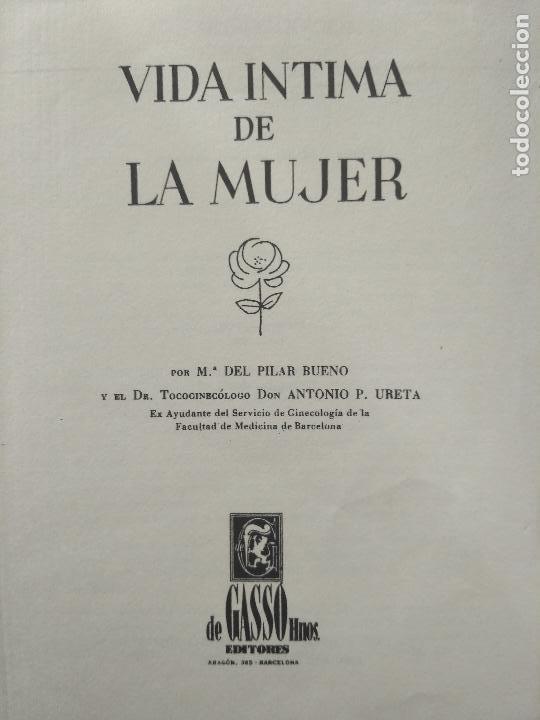 Libros de segunda mano: VIDA INTIMA DE LA MUJER - Foto 2