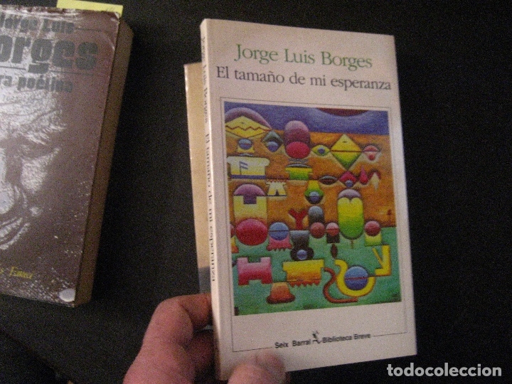 Libros de segunda mano: EL TAMA&Ntilde;O DE MI ESPERANZA.JORGE LUIS BORGES. - Foto 1