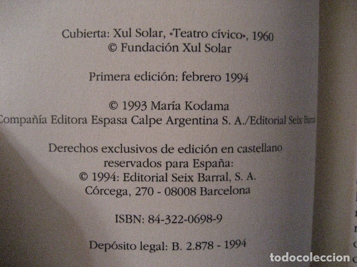 Libros de segunda mano: EL TAMA&Ntilde;O DE MI ESPERANZA.JORGE LUIS BORGES. - Foto 4