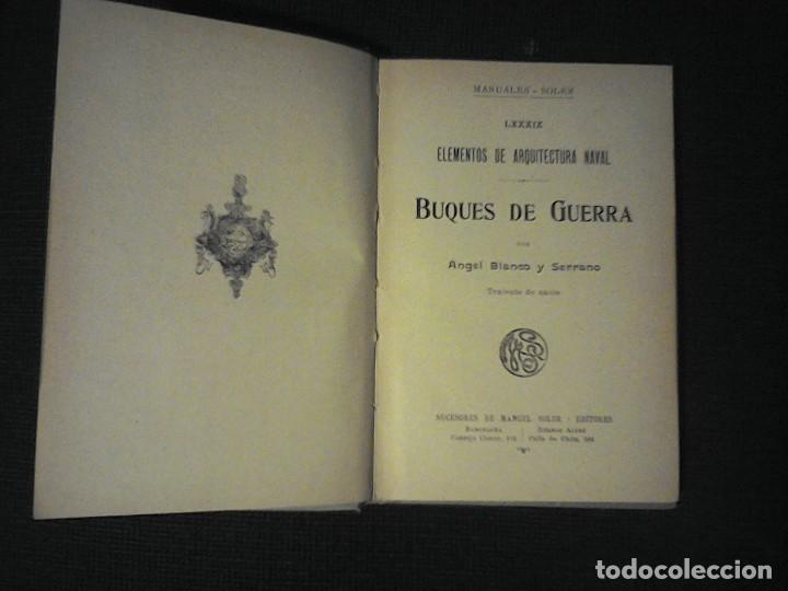 Libros de segunda mano: Arquitectura naval 89 Angel Blanco - Foto 2