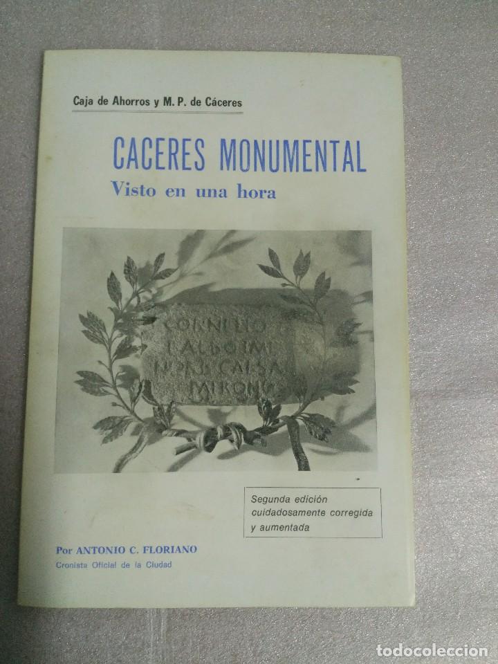 Libros de segunda mano: CACERES MONUMENTAL CON MAPAS Y PLANOS HISTORICOS - Foto 1