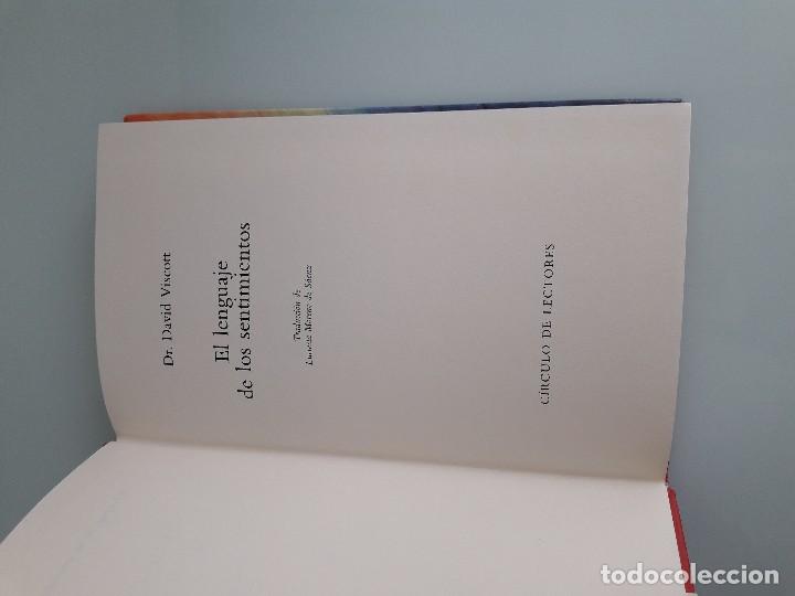 Libros de segunda mano: El lenguaje de los sentimientos - Dr. David Viscott - C&iacute;rculo de Lectores 1991 - Autoayuda - Foto 3