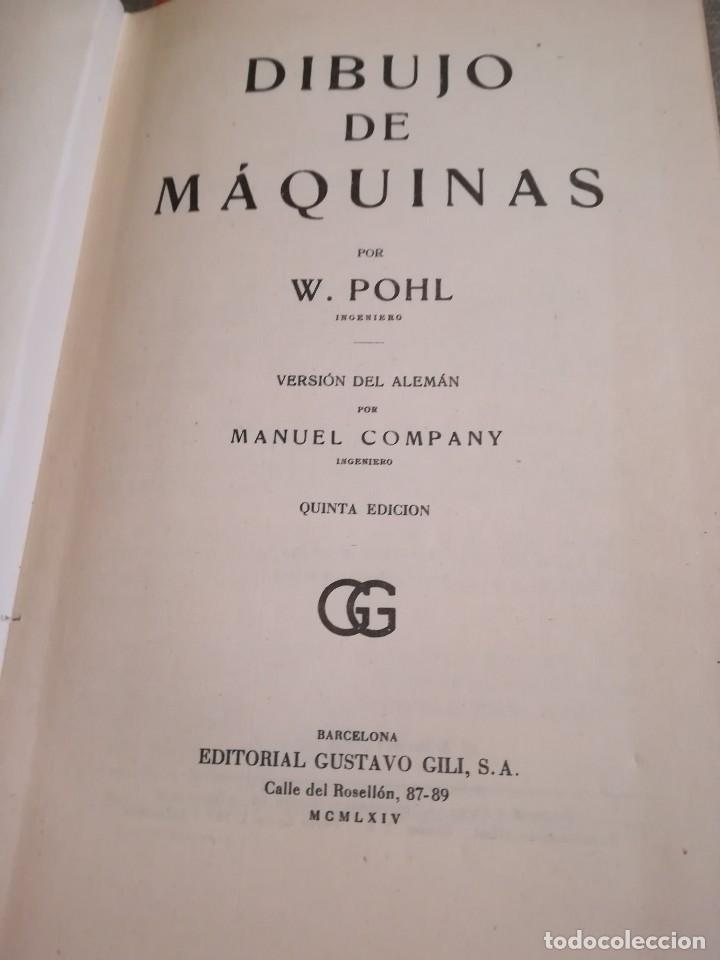 Libros de segunda mano: Dibujo de M&aacute;quinas - W. Pohl - Foto 4