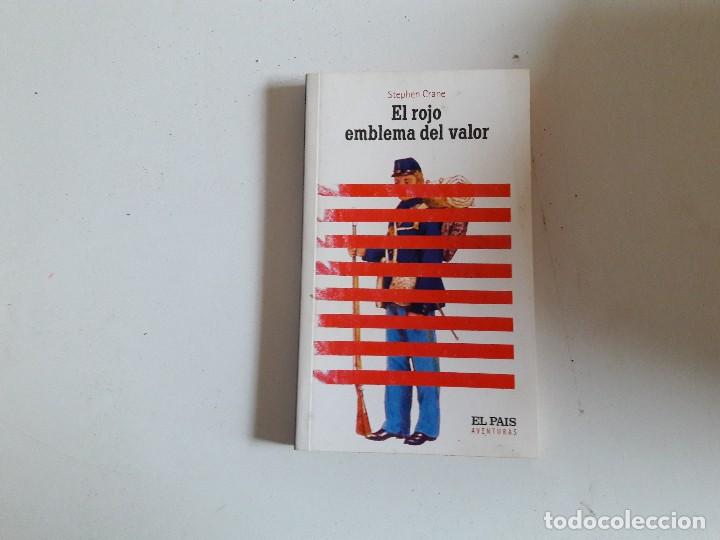 Libros de segunda mano: libro usado, el rojo emblema del valor, coleccionable El Pais. - Foto 1
