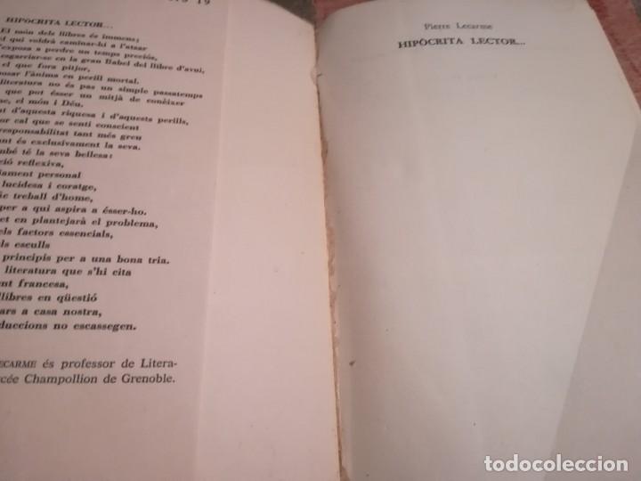 Libros de segunda mano: Hip&ograve;crita lector... - Pierre Lecarme - en catal&agrave; - Foto 3