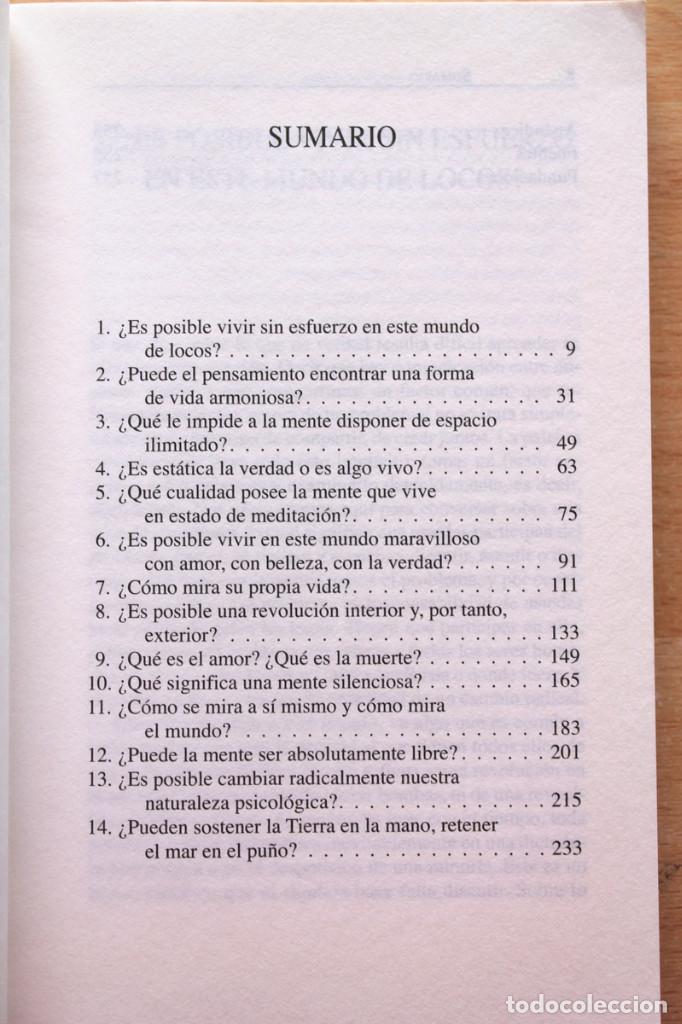 Libros de segunda mano: Krishnamurti - La revoluci&oacute;n interior. Transformar el mundo - Kair&oacute;s - Foto 4