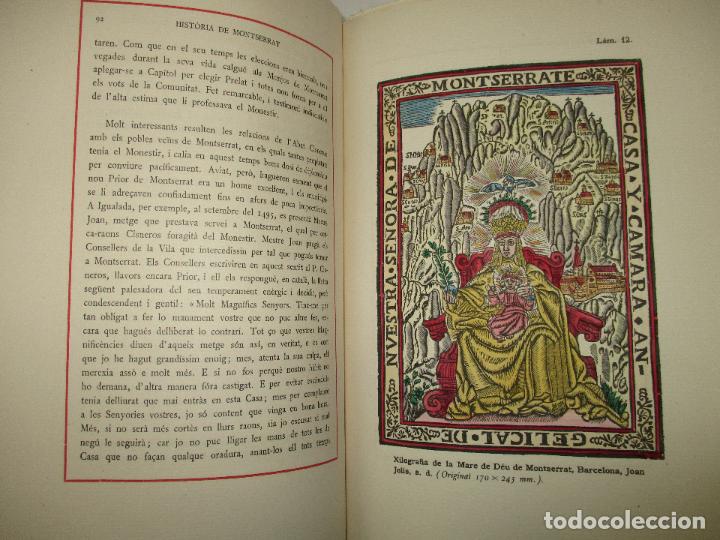 Libros de segunda mano: HISTORIA DE MONTSERRAT. - ALBAREDA, Anselm M. - Foto 10