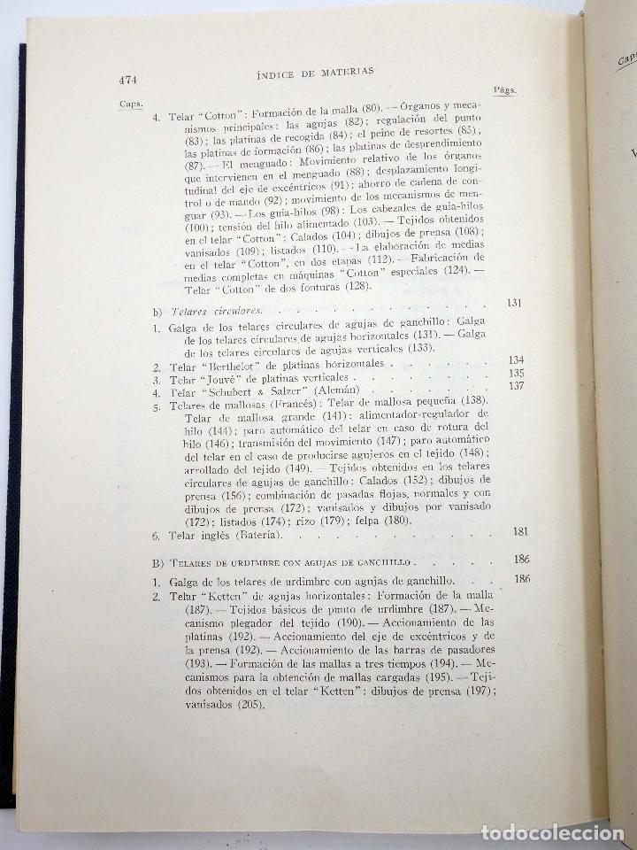 Libros de segunda mano: G&Eacute;NEROS DE PUNTO (I. Rius Sintes) Bosch, 1952 - Foto 5