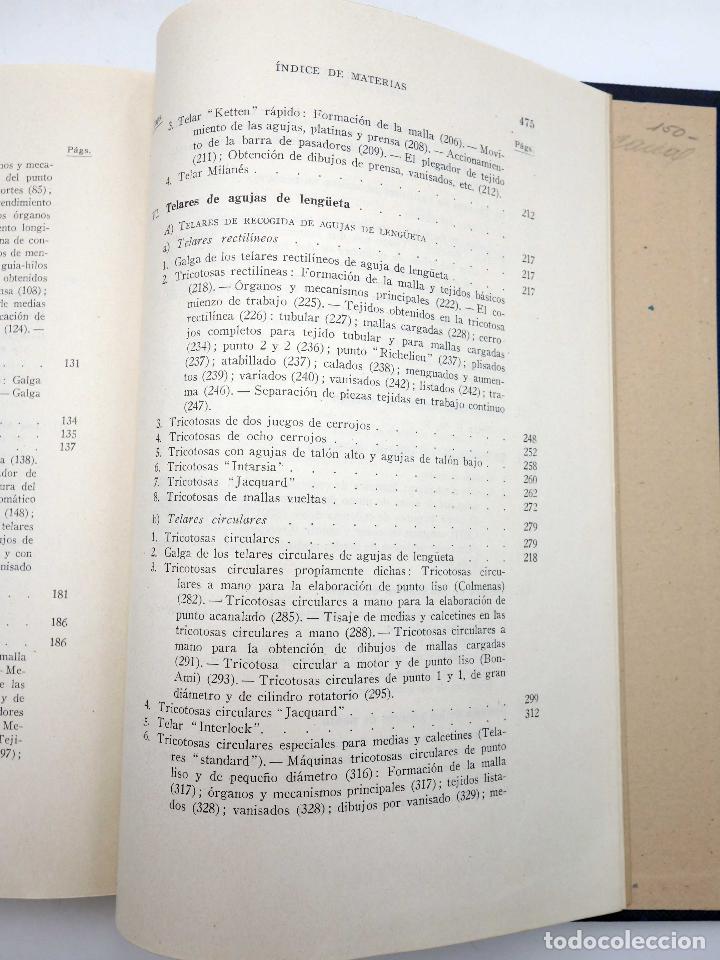 Libros de segunda mano: G&Eacute;NEROS DE PUNTO (I. Rius Sintes) Bosch, 1952 - Foto 6