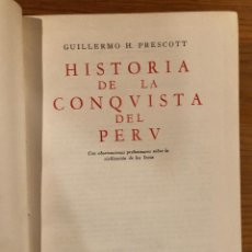 Libros de segunda mano: HISTORIA DE LA CONQUISTA DEL PERÚ (39€)